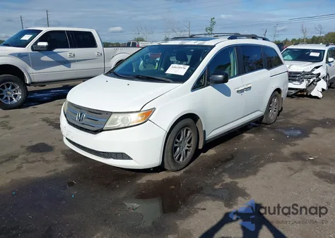2013 Honda Odyssey Ex-L из США, поврежденный, VIN 5FNRL5H62DB078114